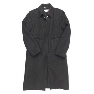 J. Crew Women’s Wool Coat with Zip Closure